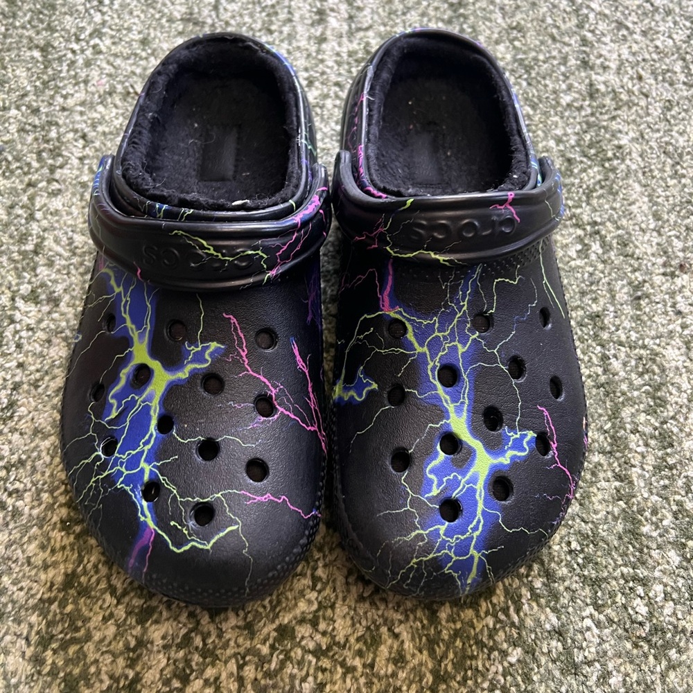 lightning crocs